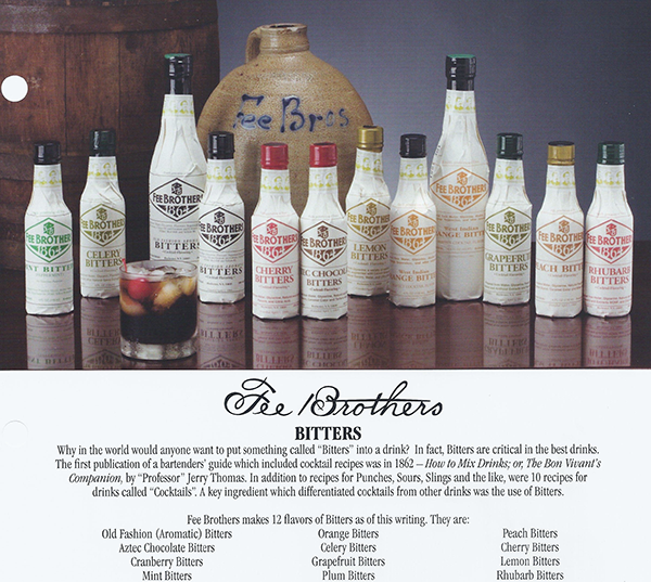 Fee Brothers Bitters Quality Wine & spirits